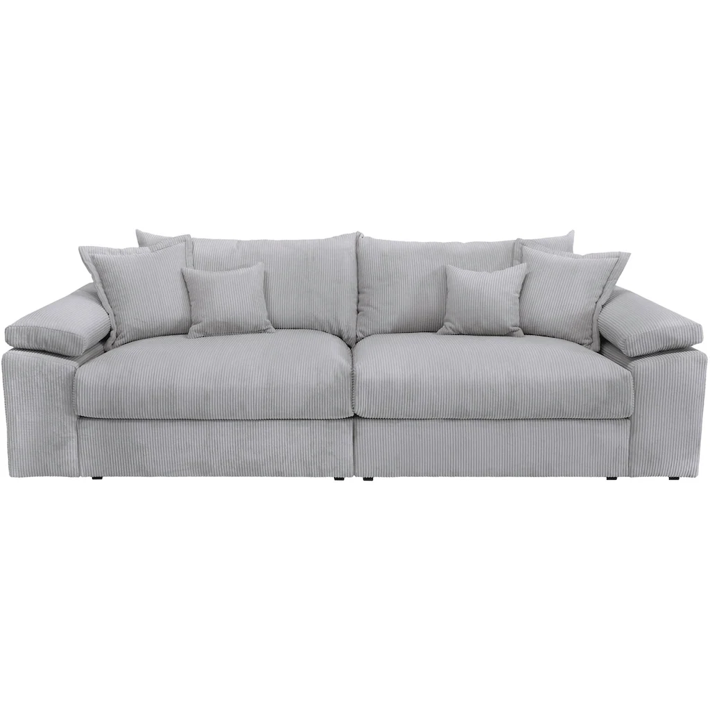 Home affaire Big-Sofa »Soft&Cosy XL - Breite 246 cm« Mega-Sofa in Cord Federkern-Polsterung kaufen Bis zu 55% Rabatt