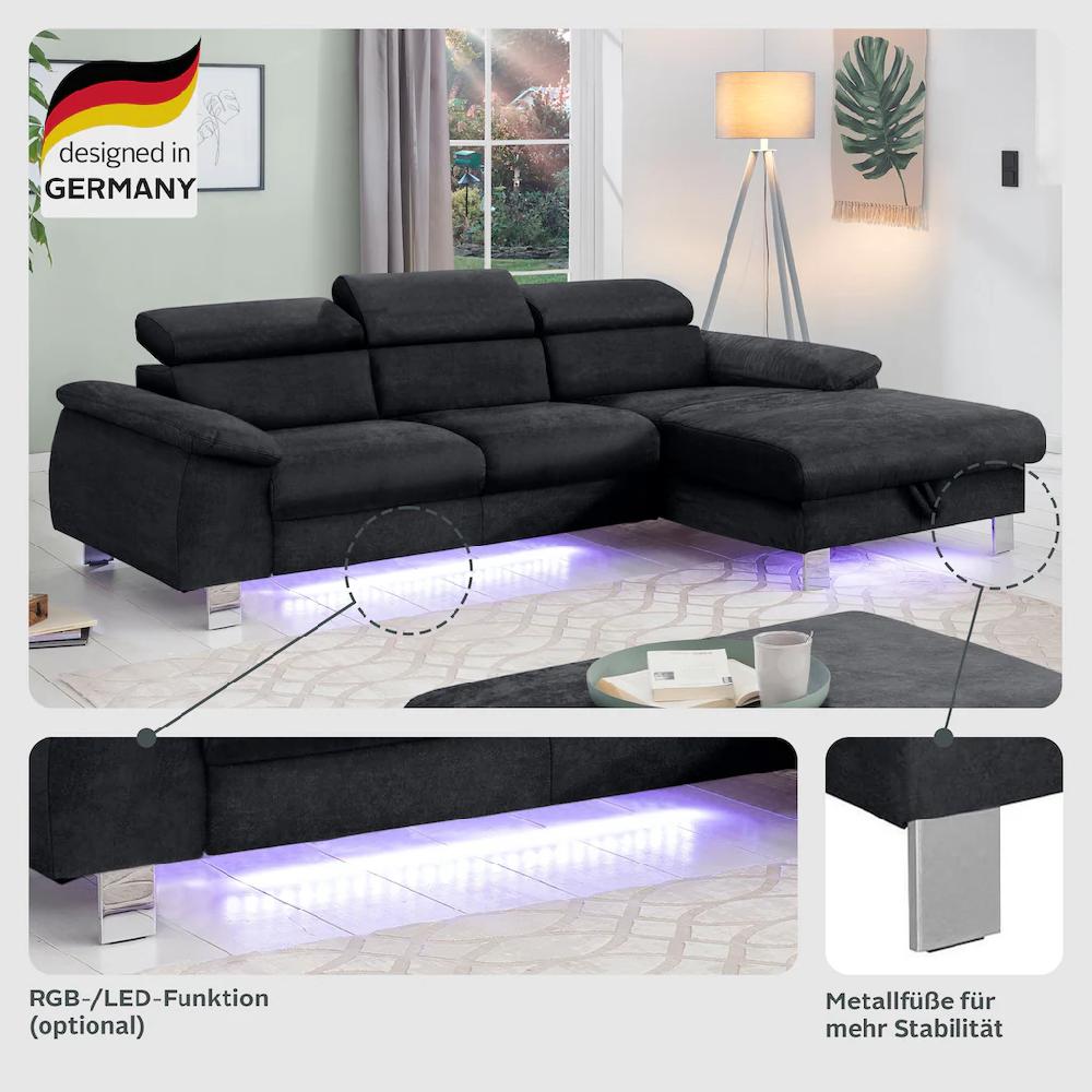 COTTA Ecksofa »Komaris« mit Bettfunktion und Bettkasten Discount Store für neue Produkte