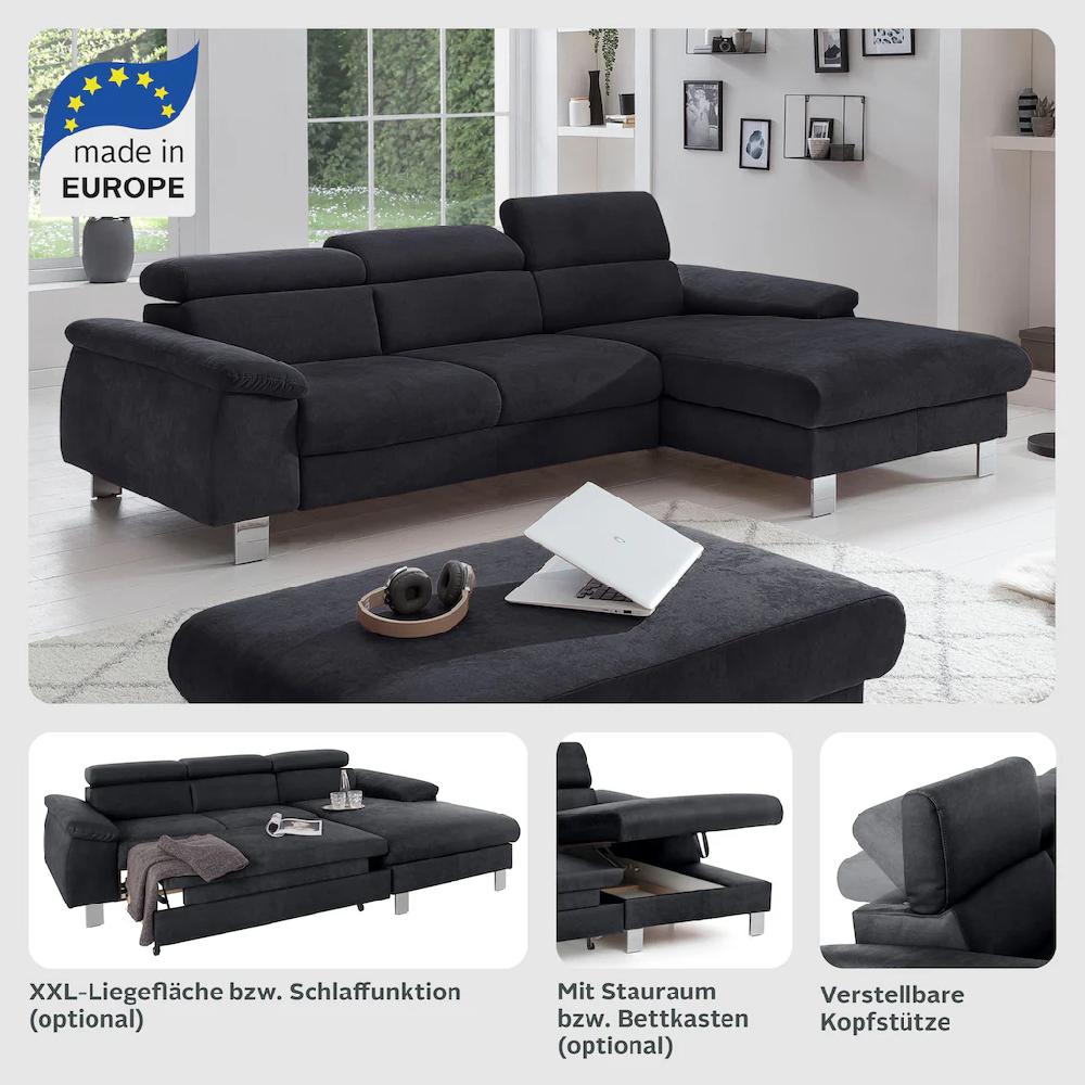 COTTA Ecksofa »Komaris« mit Bettfunktion und Bettkasten Discount Store für neue Produkte