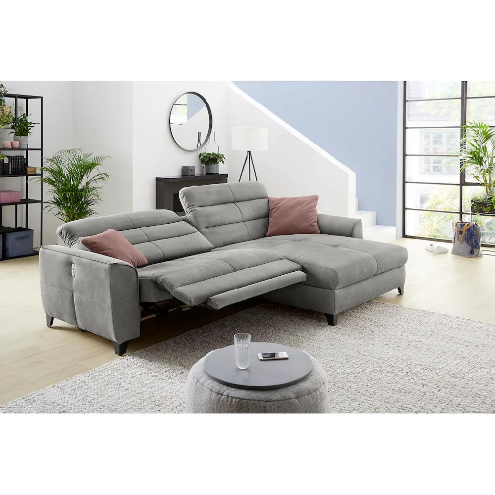 Jockenhöfer Gruppe Ecksofa »Double One L-Form« mit 2x 120cm breiten elektromotorischen Relaxfunktionen kaufen Angebote