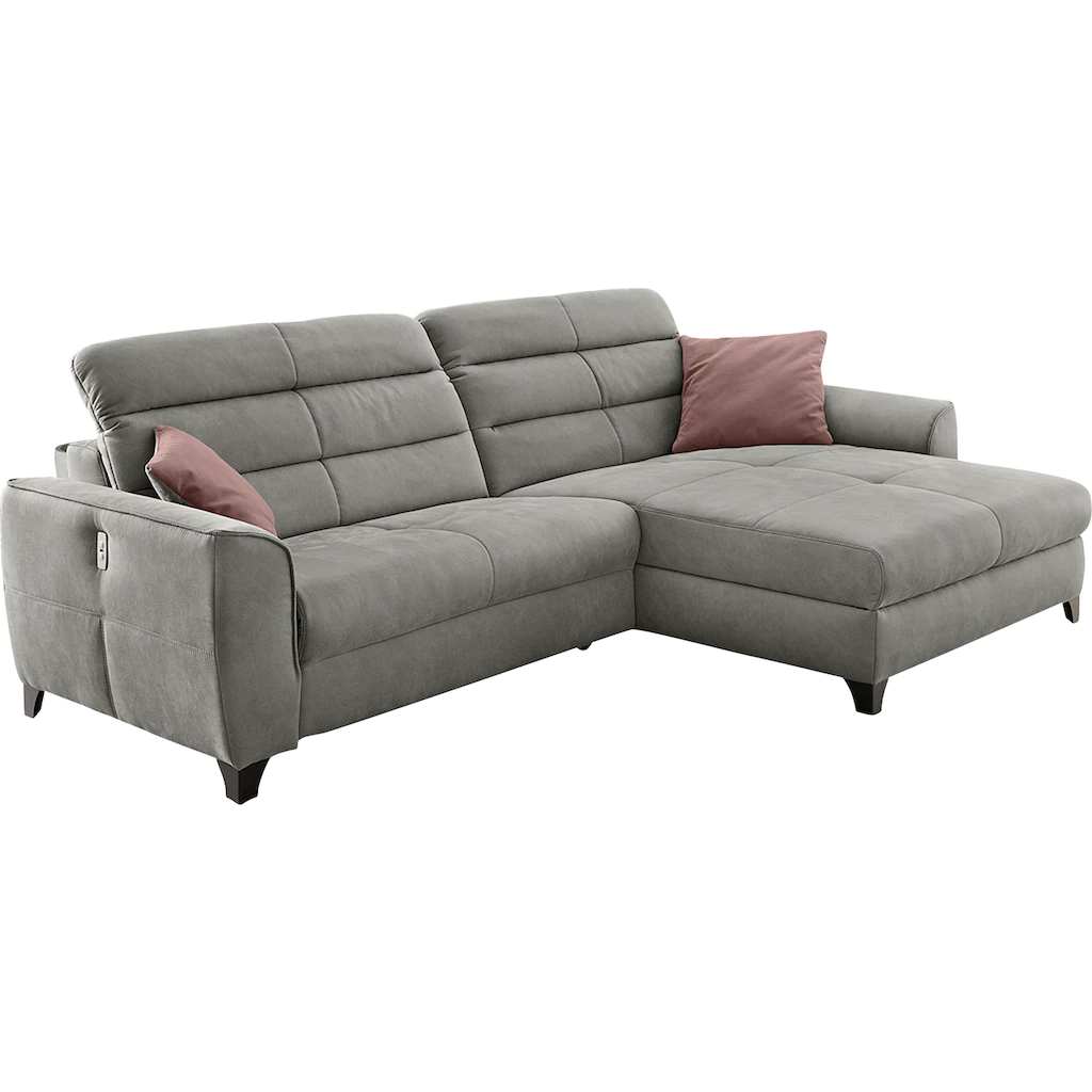 Jockenhöfer Gruppe Ecksofa »Double One L-Form« mit 2x 120cm breiten elektromotorischen Relaxfunktionen kaufen Angebote