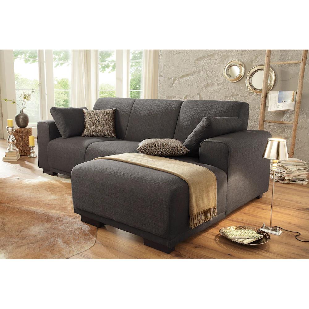 Home affaire Ecksofa »Bornholm inkl. 2 Kissen Stellmaße 234x162 cm L-Form« Recamiere wahlweise links oder rechts bestellbar kaufen im Angebot