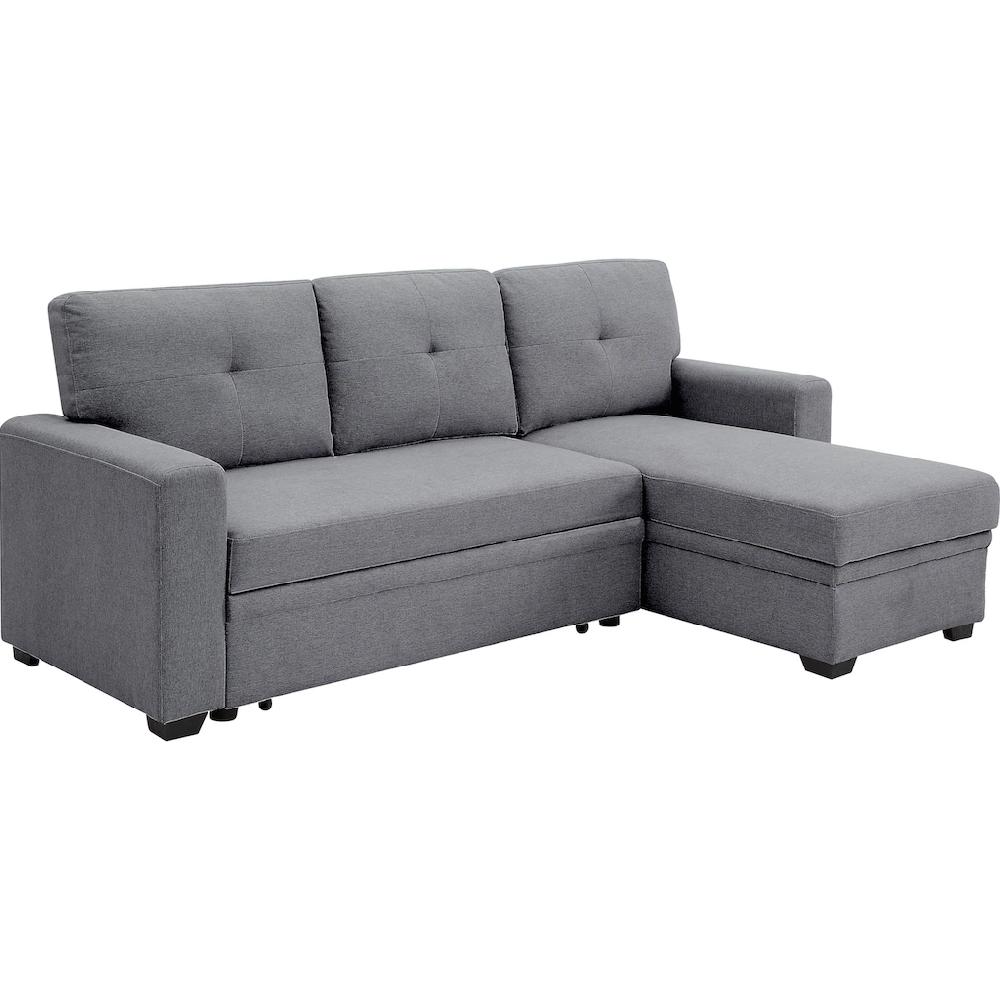 ATLANTIC home collection Ecksofa »Gerrit L-Form« Schlafsofa mit Bettkasten Recamiere rechts oder links montierbar kaufen Kostenloser Versand