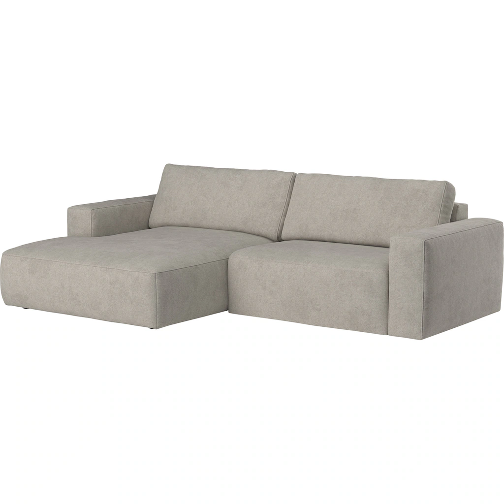 COTTA Ecksofa »Lasso L-Form« mit breiter Recamiere im trendigen Cord oder angenehmen Strukturstoff kaufen Weihnachtsangebot
