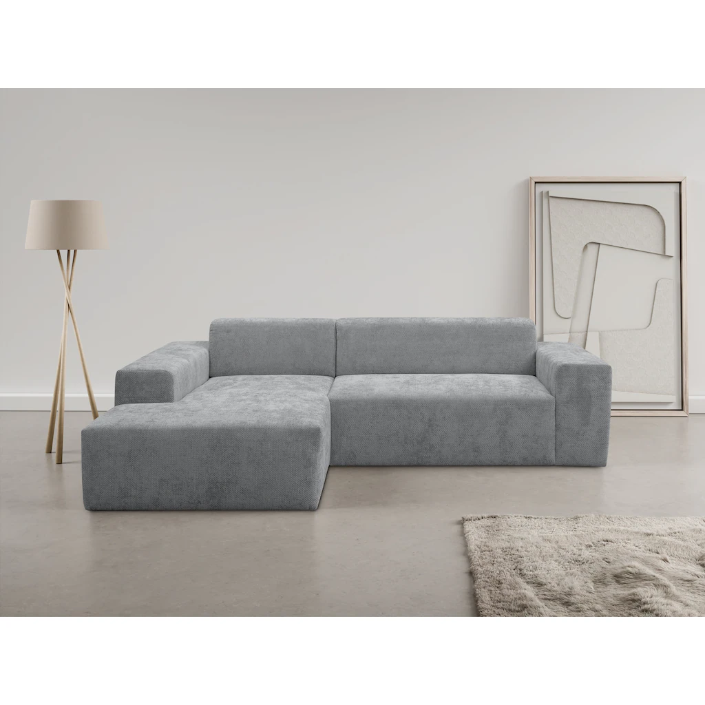WERK2 Ecksofa »Zeus-L« Curvy Trend Ecksofa mit urbaner Optik kaufen Lagerräumung