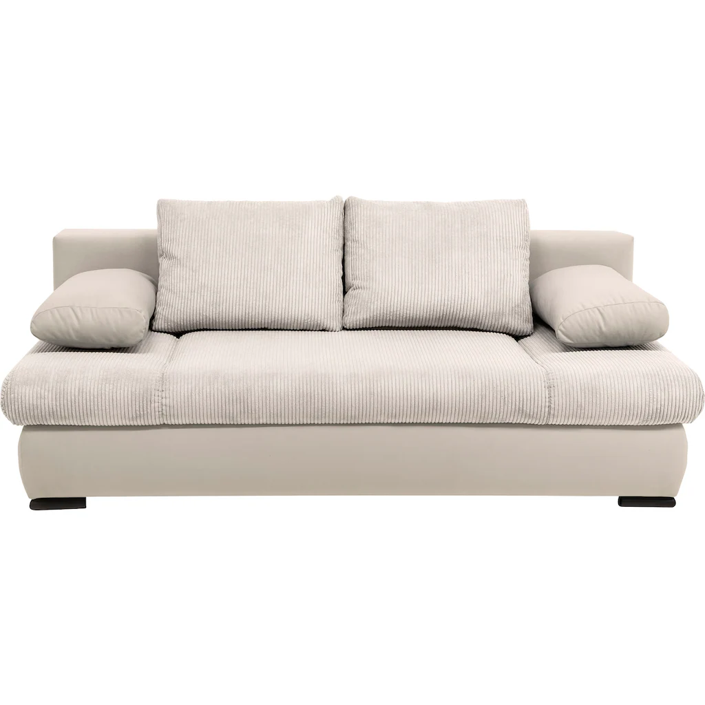 COLLECTION AB Schlafsofa »30 Jahre Jubiläums-Modell Chicago« mit Bettfunktion und Bettkasten im Cord-Samt Mix kaufen Top Angebot