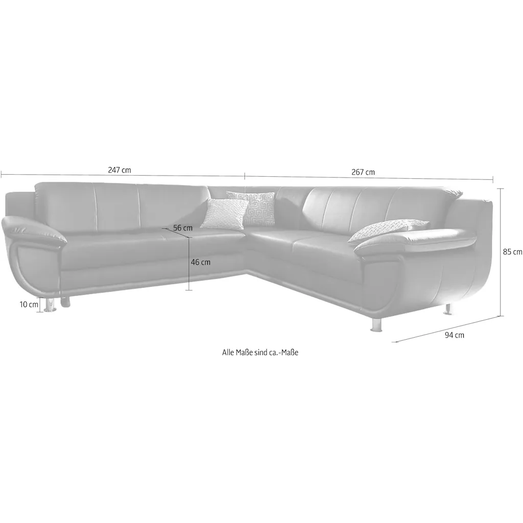 TRENDMANUFAKTUR Ecksofa mit Bettfunktion online kaufen Exklusive Angebote