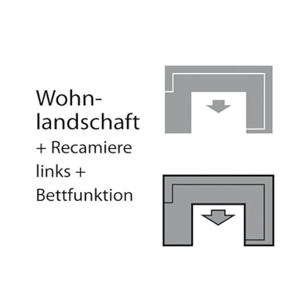 sit&more Wohnlandschaft mit Bettfunktion online kaufen Große Rabatte