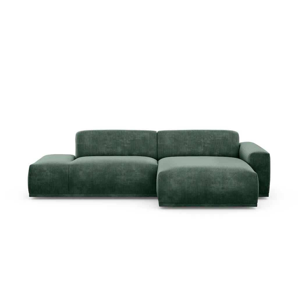 TRENDMANUFAKTUR Ecksofa Braga aus 2 Teilen moderner Cord-Stoff kaufen Saisonale Angebote