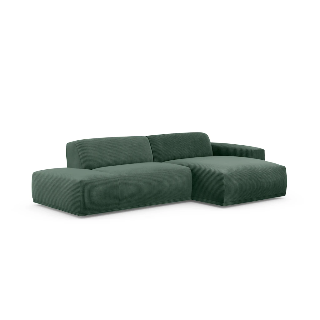 TRENDMANUFAKTUR Ecksofa Braga aus 2 Teilen moderner Cord-Stoff kaufen Saisonale Angebote