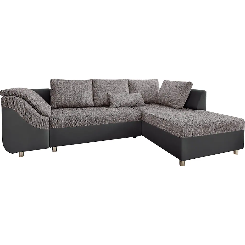 COLLECTION AB Ecksofa »Sally L-Form« mit und ohne Bettfunktion inklusive loser Rücken- und Zierkissen kaufen VIP-Rabatte