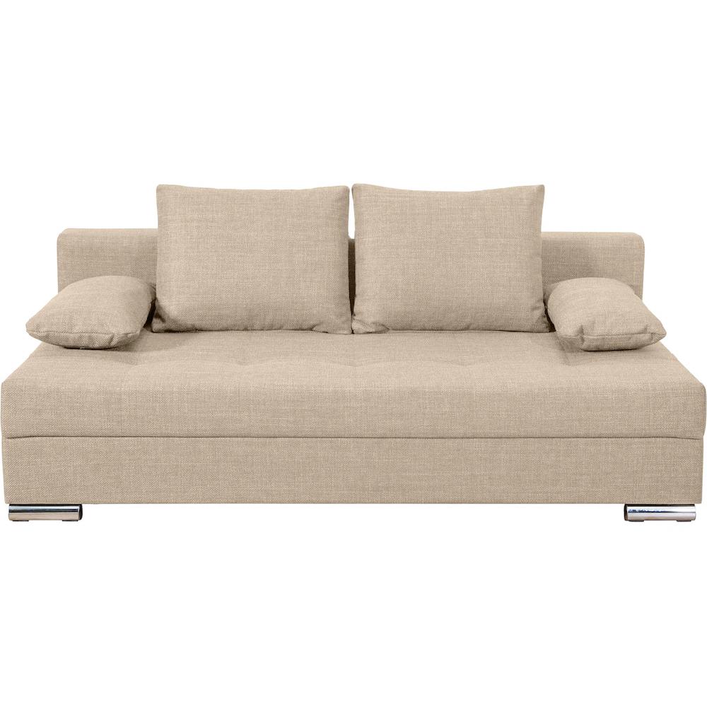 COLLECTION AB Schlafsofa »Tania mit Bettfunktion und Bettkasten« komfortabler Sitzkomfort: Federkern-Polsterung inklusive Rückenkissen kaufen Zeitbegrenzte Promotion