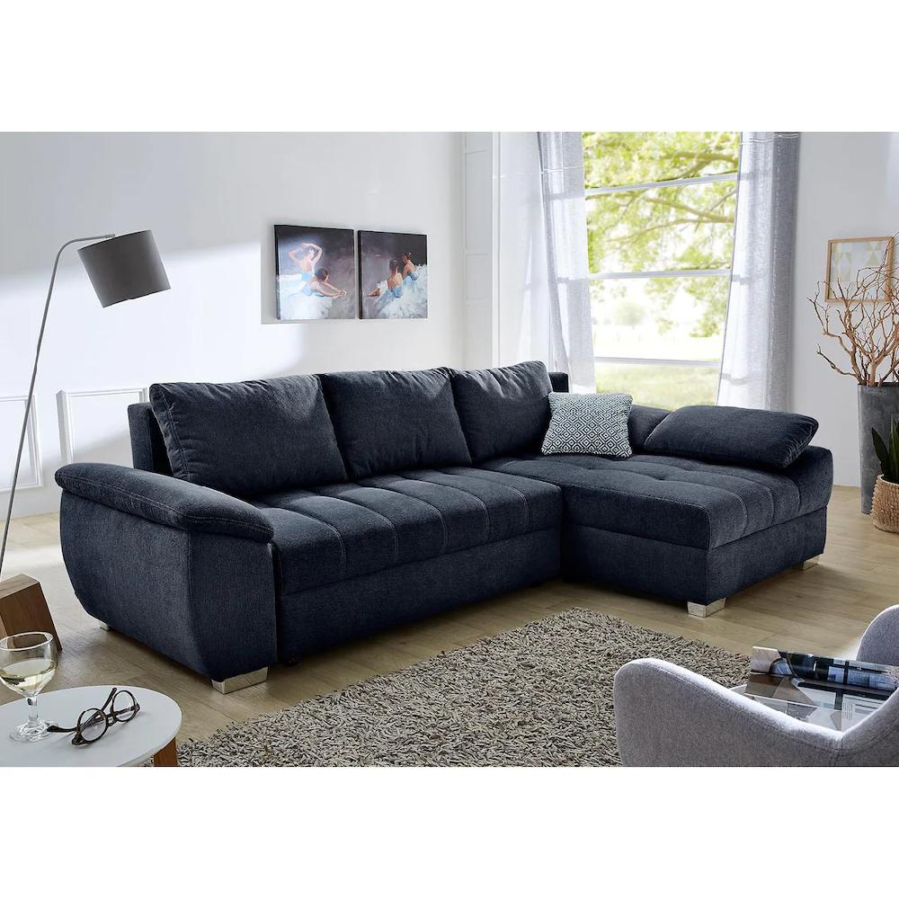 Jockenhöfer Gruppe Ecksofa »Alster L-Form« mit Bettfunktion und Bettkasten Ottomane links oder rechts montierbar kaufen