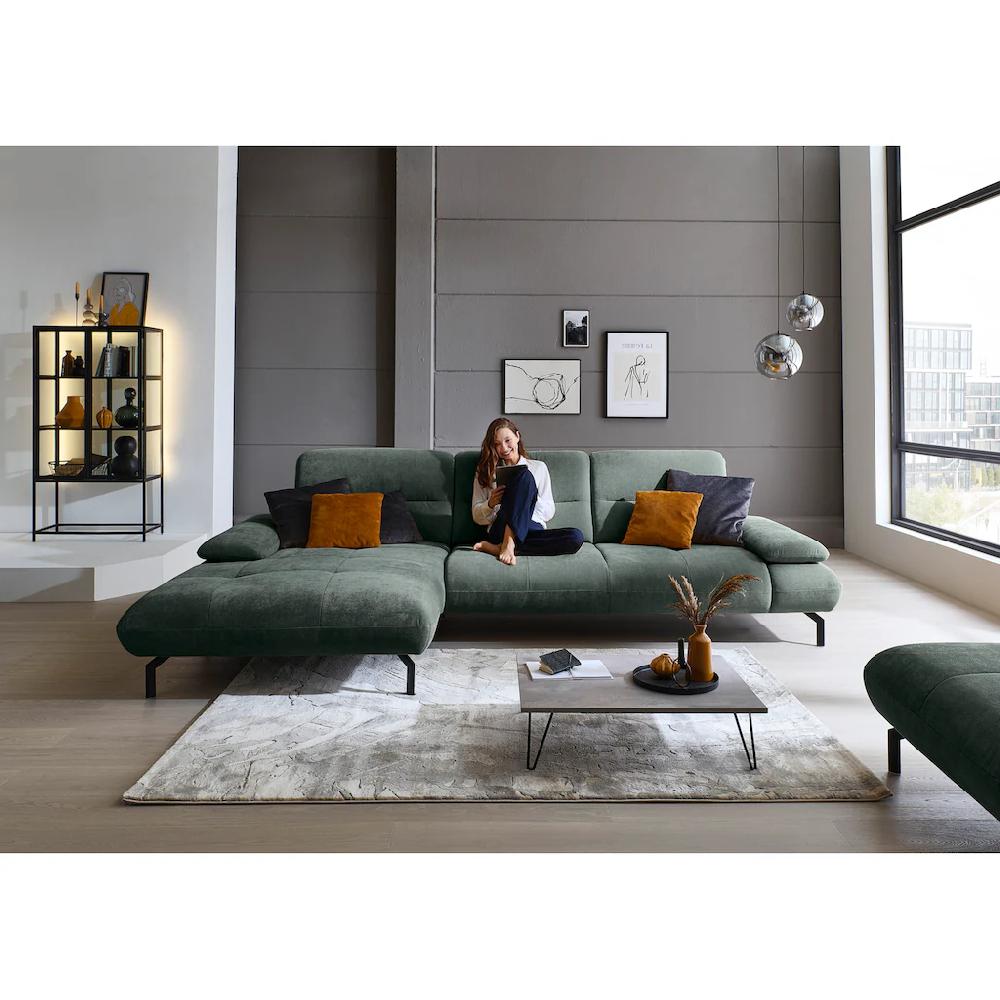 Die PlanBar Ecksofa »MP-IN23186 L-Form« Hochwertige Kaltschaumpolsterung wahlweise mit motorischem Canape kaufen Black Friday Preise