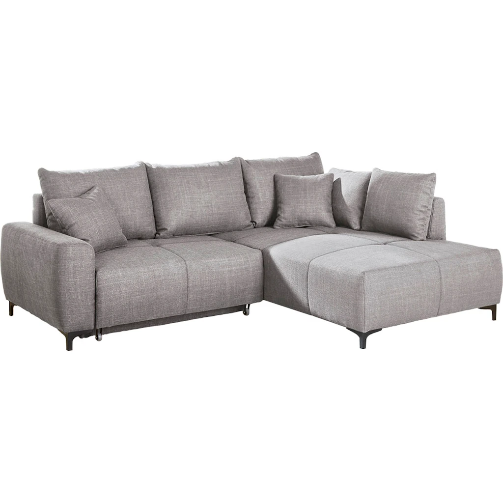 Jockenhöfer Gruppe Ecksofa »Colmar L-Form« inklusive praktischer Bettfunktion Stauraum/Bettkasten Wellenfederung kaufen Outlet