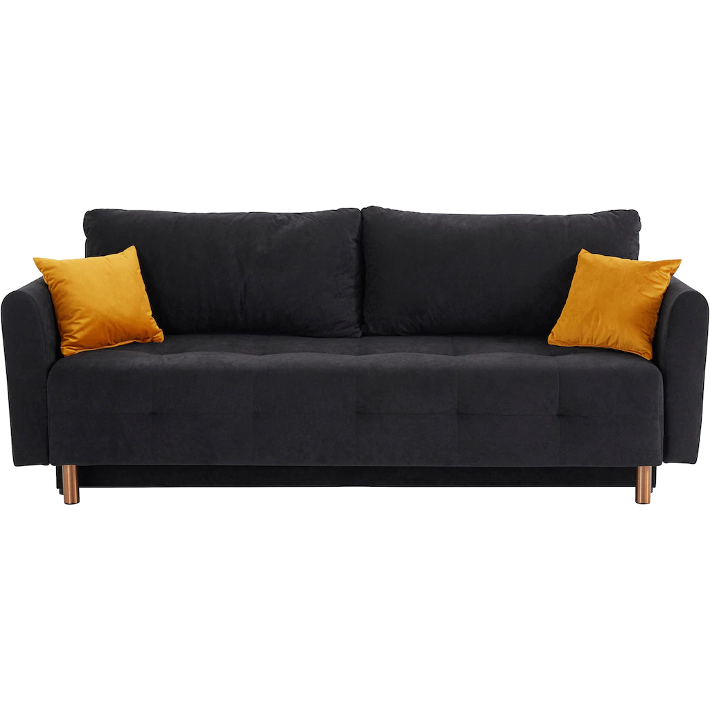 INOSIGN Schlafsofa »Nordic« mit Federkern und Metallbeinen Steppung im Sitzbereich kaufen Angebote