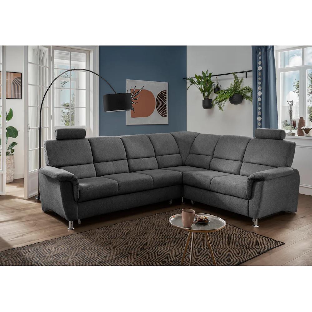 Home affaire Ecksofa »Pisa« mit Bettfunktion und Bettkasten kaufen im Angebot