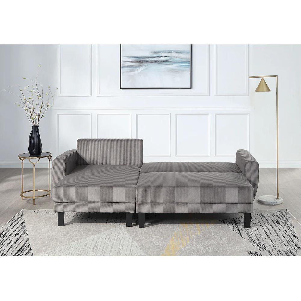 ATLANTIC home collection Ecksofa »Leonid L-Form« mit Schlaffunktion und Bettkasten Schlussverkauf