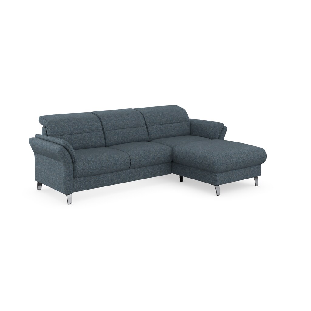 sit&more Ecksofa »Grenoble L-Form« Federkern wahlweise mit Bettfunktion Bettkasten Armteilverstellung kaufen Fabrikverkauf