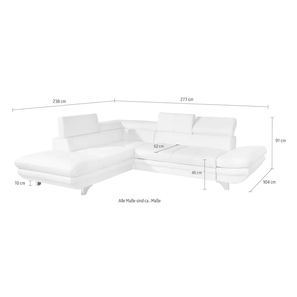 COTTA Ecksofa mit Bettfunktion online kaufen Kostenloser Versand
