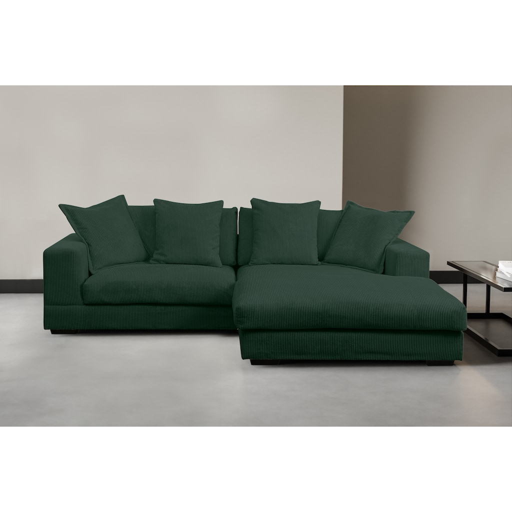 WERK2 Ecksofa »Eldorado L-Form« Design Ecksofa besonders weicher Sitzkomfort extra breite Ottomane kaufen Günstig kaufen