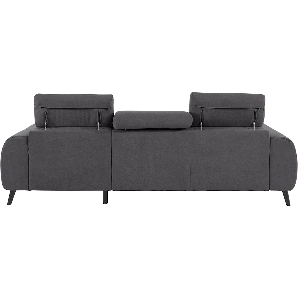 COTTA Ecksofa »Mia L-Form« 3-tlg.-Kissen-Set Recamiere wahlweise mit oder ohne RGB-Beleuchtung kaufen Großer Ausverkauf