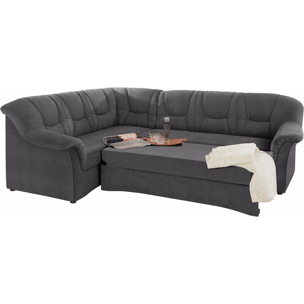 DOMO collection Ecksofa »Sarafina L-Form« wahlweise mit Bettfunktion optional mit Federkern kaufen Weihnachtsangebot