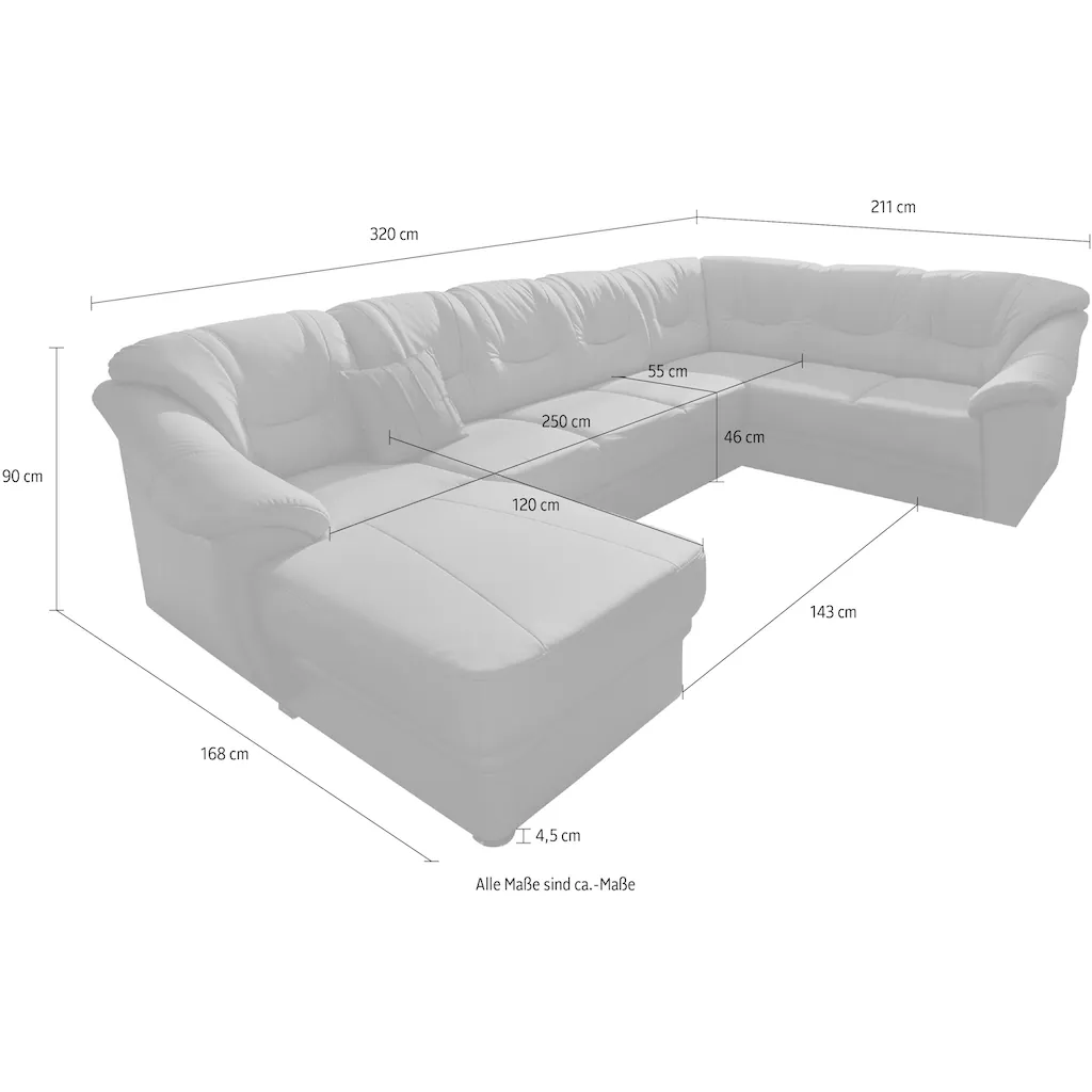 sit&more Wohnlandschaft mit Bettfunktion online kaufen Valentinstagsangebot