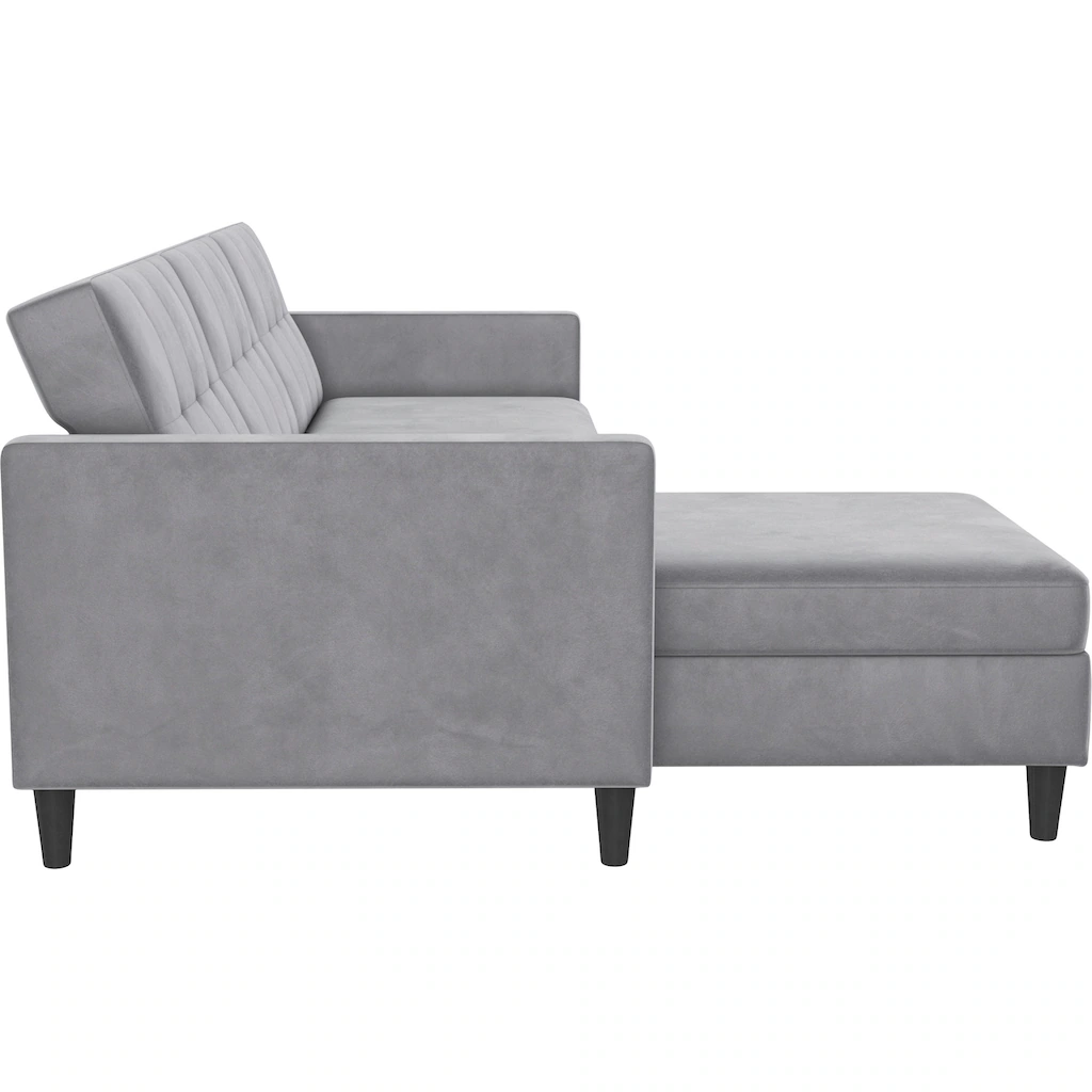 Dorel Home Ecksofa »Hartford II« mit Bettfunktion und Stauraum Recamiere beidseitig montierbar kaufen Blitzangebot
