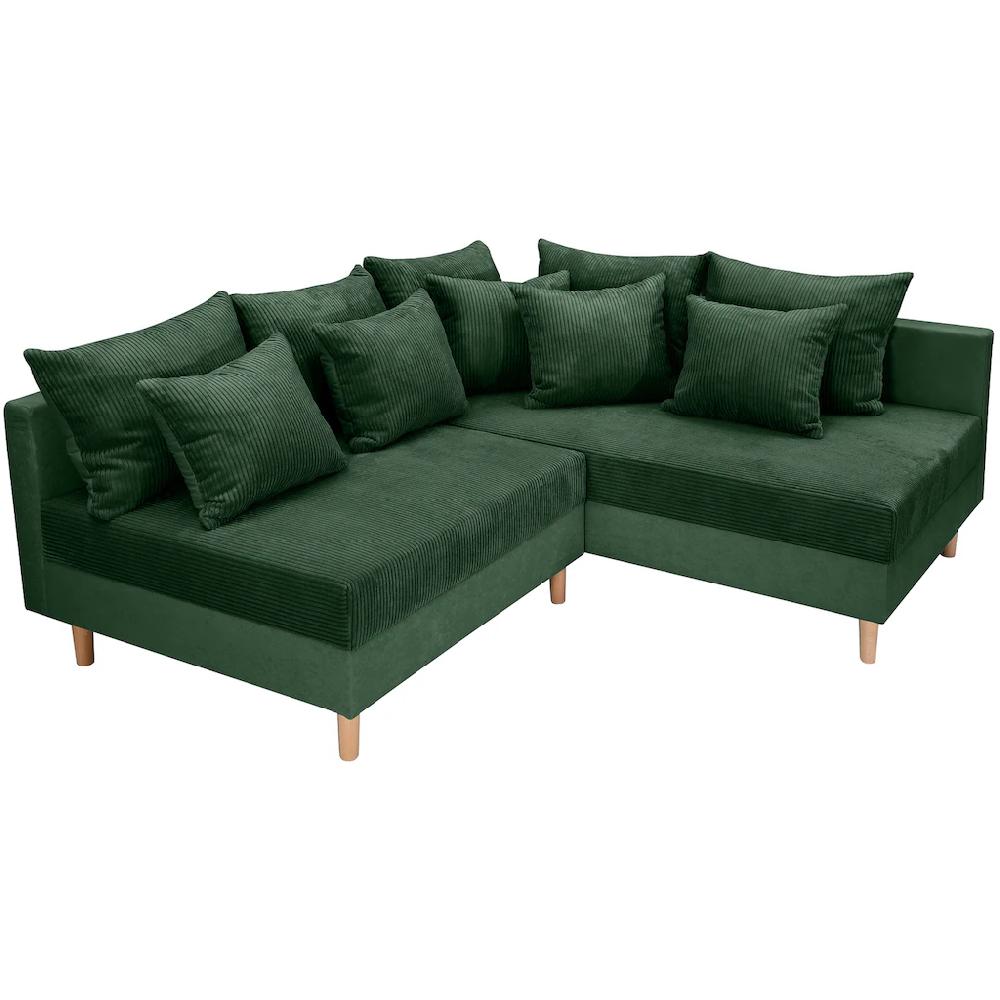 COLLECTION AB Ecksofa »L-Form« Ecksofa Ottomane rechte Seite montierbar Komfortablen bonnelfederkern kaufen Bestseller
