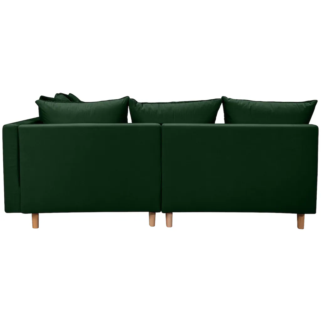 COLLECTION AB Ecksofa »L-Form« Ecksofa Ottomane rechte Seite montierbar Komfortablen bonnelfederkern kaufen Bestseller