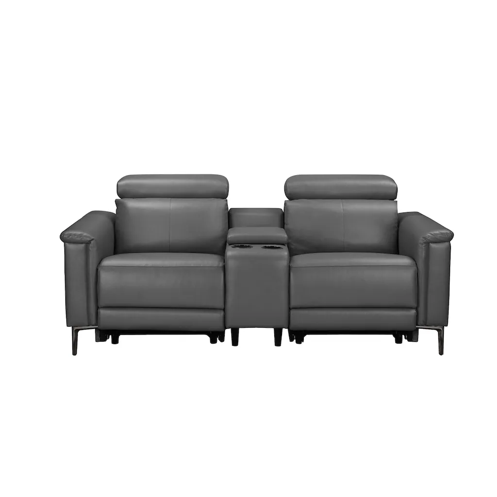 Places of Style 2-Sitzer »Lund 2er-Kinosofa TV-Sessel Multimedia-Sofa « m. elektrischer o. manueller Relaxfunktion Getränkehalter u. Staufach kaufen Räumungsverkauf
