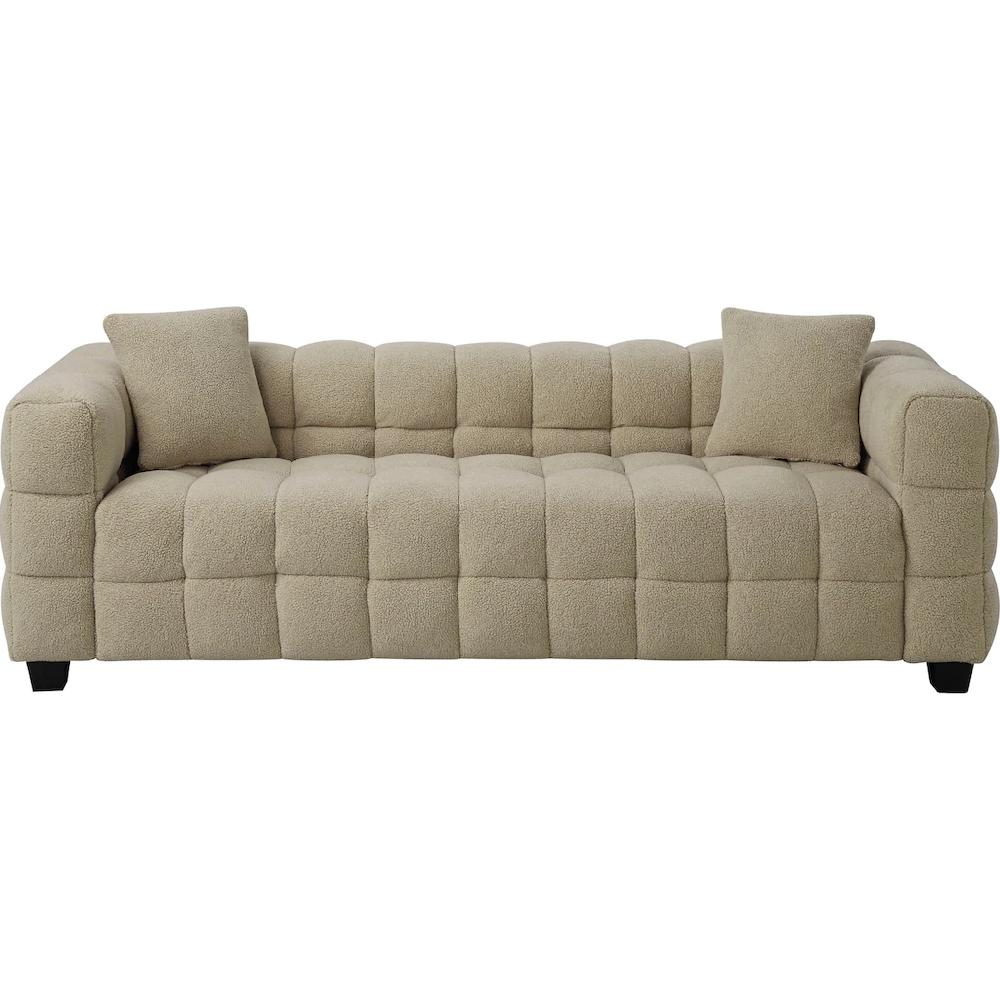 ATLANTIC home collection 3-Sitzer »Stella« inkl. 2 Zierkissen und mit modernem Teddy Stoff kaufen Tägliche Deals