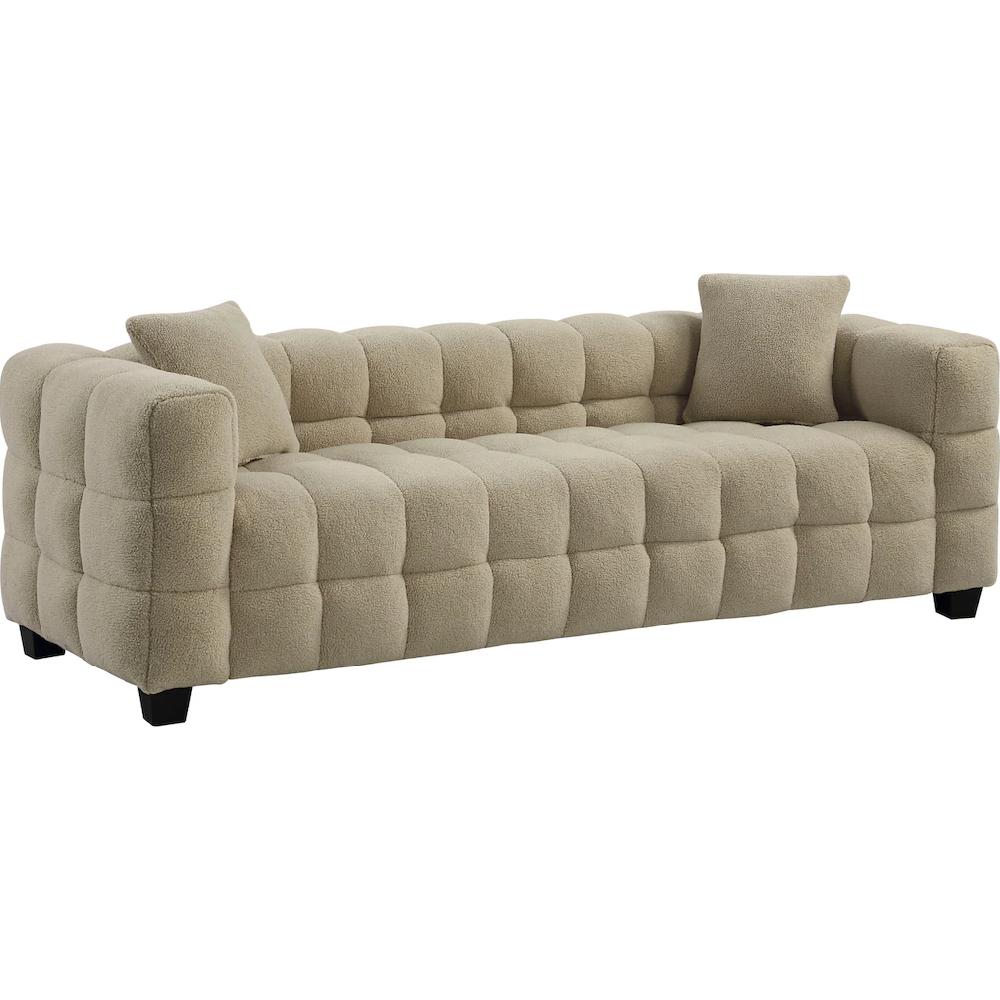 ATLANTIC home collection 3-Sitzer »Stella« inkl. 2 Zierkissen und mit modernem Teddy Stoff kaufen Tägliche Deals