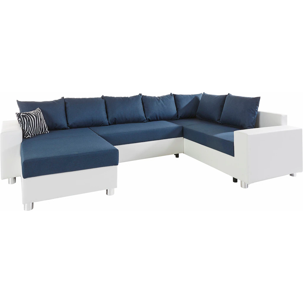 COLLECTION AB Wohnlandschaft »Paris U-Form« mit Federkern wahlweise mit Bettfunktion und Bettkasten kaufen Zeitbegrenzte Promotion