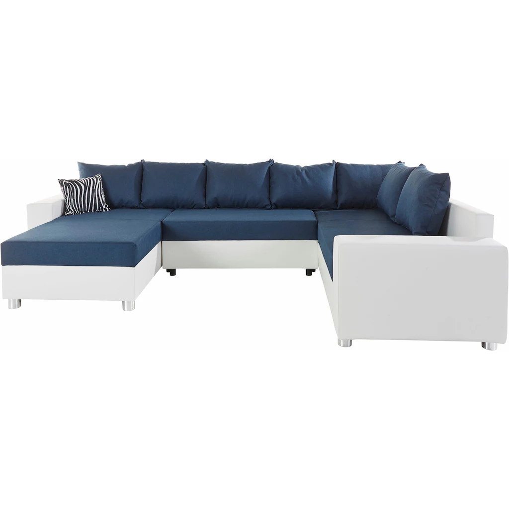 COLLECTION AB Wohnlandschaft »Paris U-Form« mit Federkern wahlweise mit Bettfunktion und Bettkasten kaufen Zeitbegrenzte Promotion
