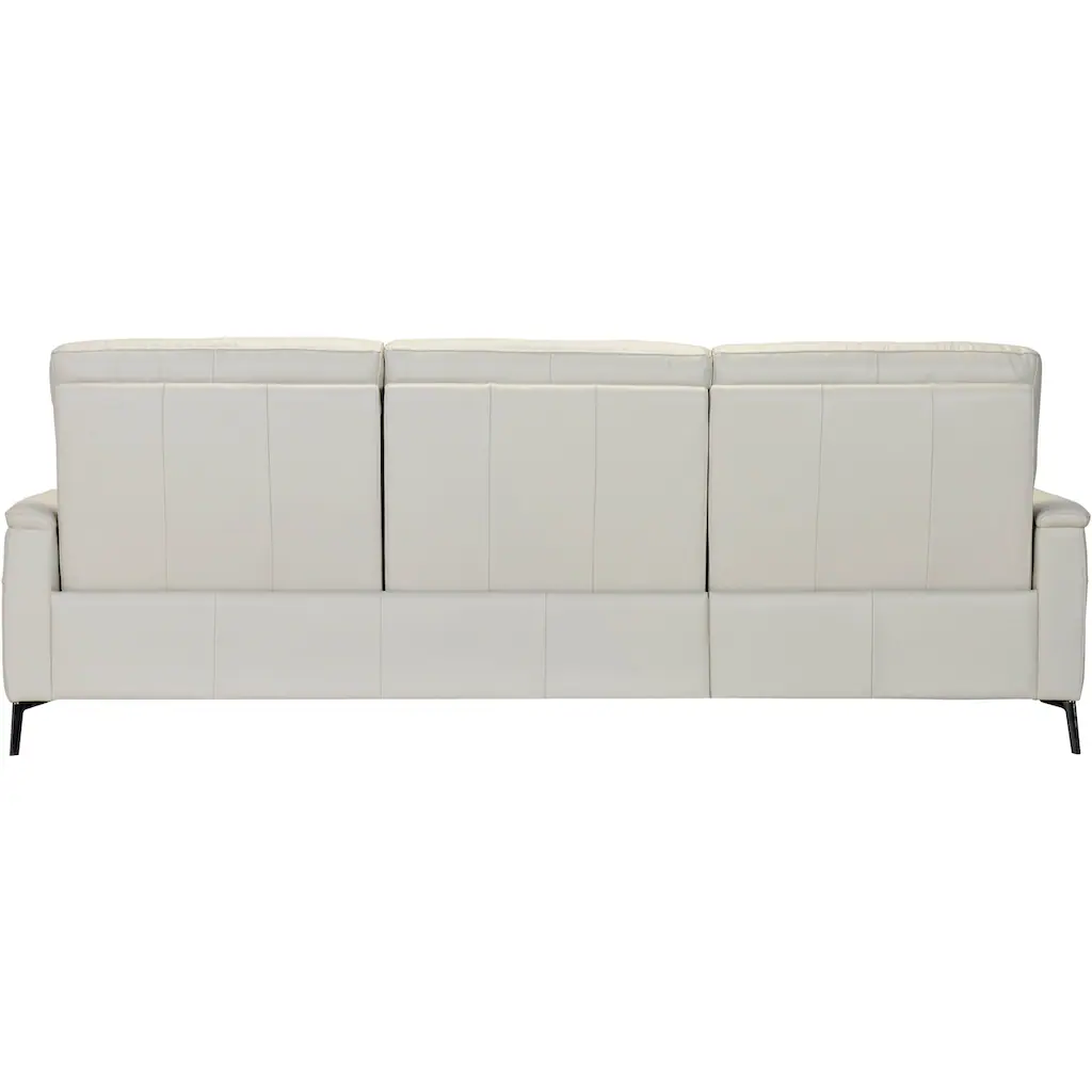 Places of Style Ecksofa »Barano L-Form 260cm in Leder und Webstoff « elektrische Relaxfunktion mit USB-Anschluss kaufen Rabatte dieses Monats