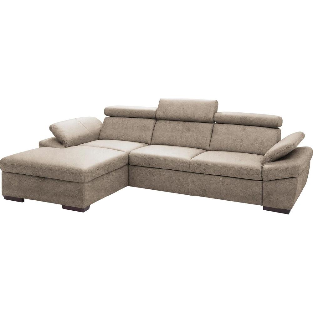 exxpo - sofa fashion Ecksofa »Salerno klassisch modernes Funktionssofa hoher Sitzkomfort L-Form« inkl. Kopf- und Armteilverstellung wahlweise mit Bettfunktion kaufen Fabrikverkauf