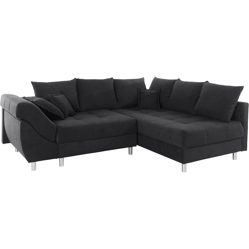 COLLECTION AB Ecksofa Joseli mit Zier- und Rückenkissen komfortable Schanzen-Armlehne kaufen Kostenloser Versand