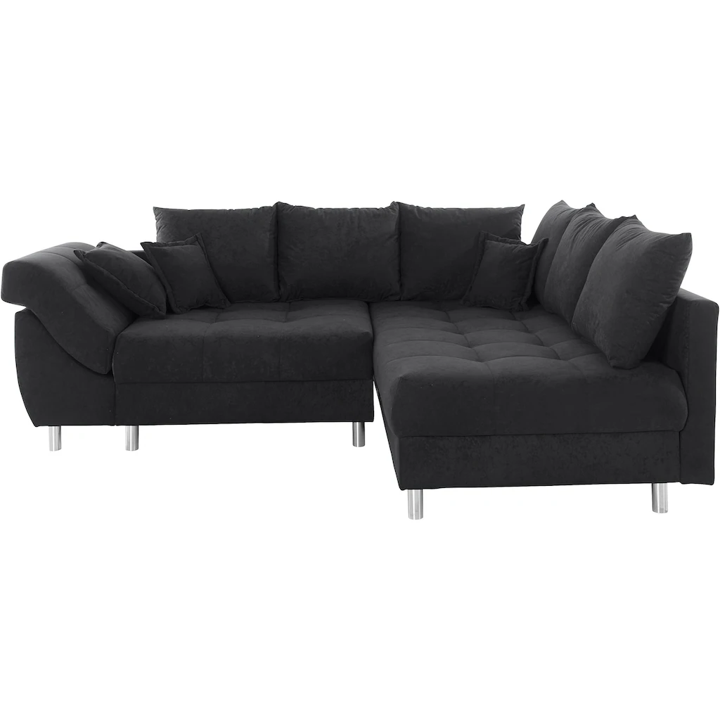 COLLECTION AB Ecksofa Joseli mit Zier- und Rückenkissen komfortable Schanzen-Armlehne kaufen Kostenloser Versand
