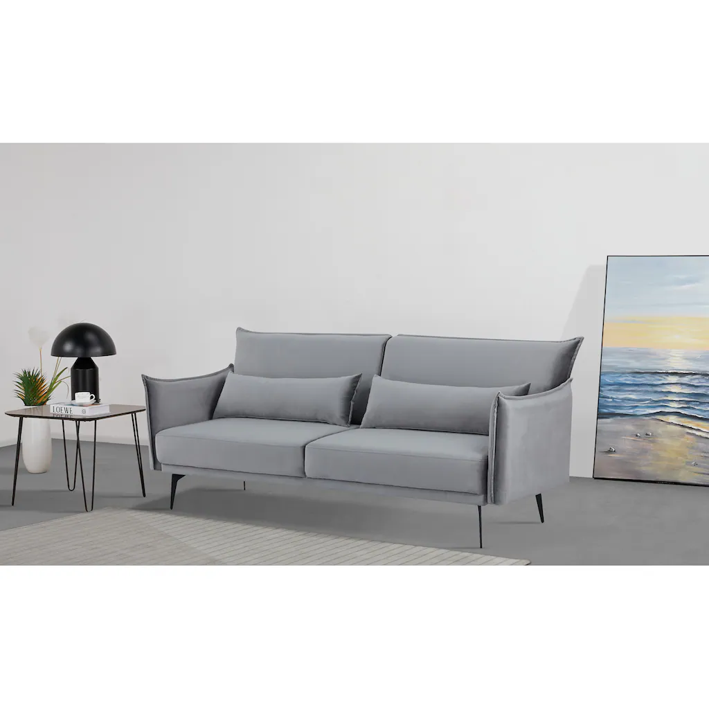 INOSIGN Schlafsofa »TULARE 204 cm klappbarer 3-Sitzer mit verstellbarer Rückenlehne « Schlaffunktion kaufen Flash Sale