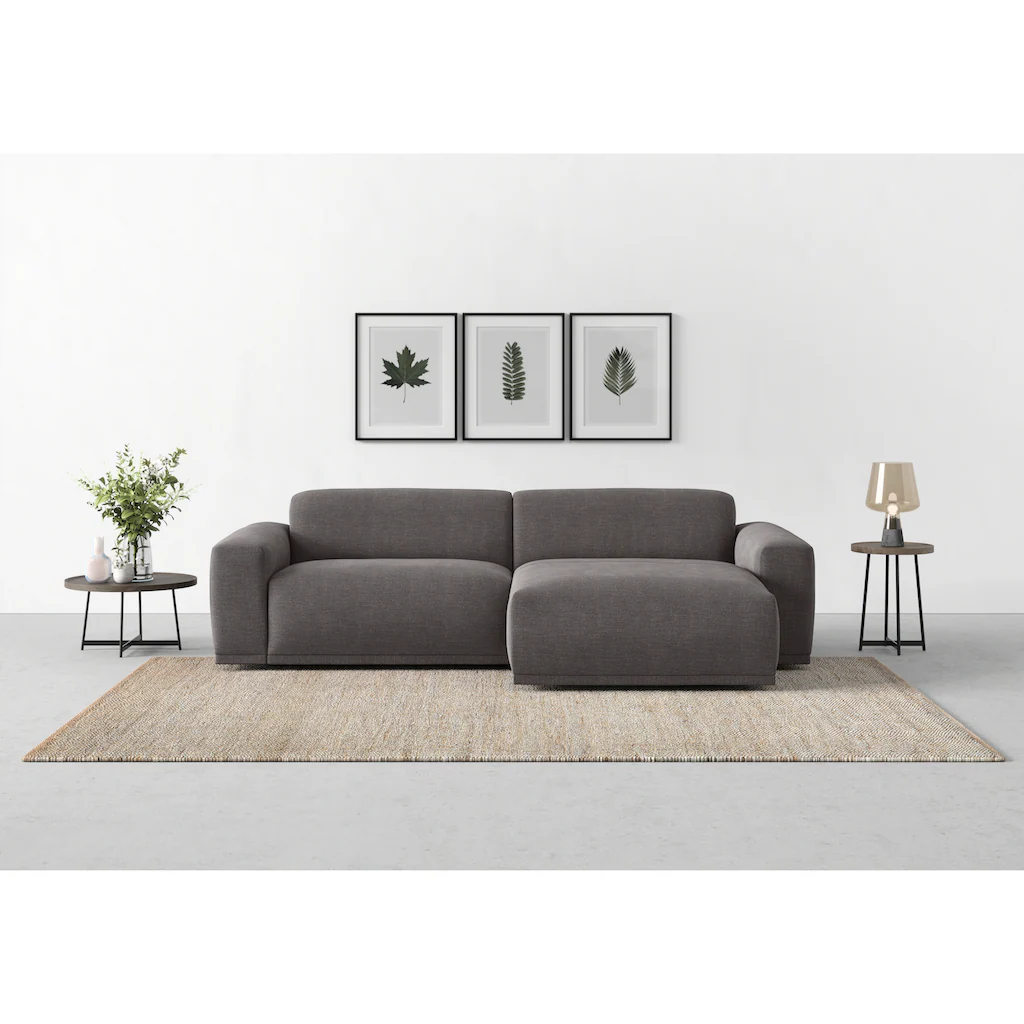 TRENDMANUFAKTUR Ecksofa »Braga toller Sitzkomfort L-Form « mit hochwertigem Kaltschaum auch in Cord erhältlich kaufen Online Shopping