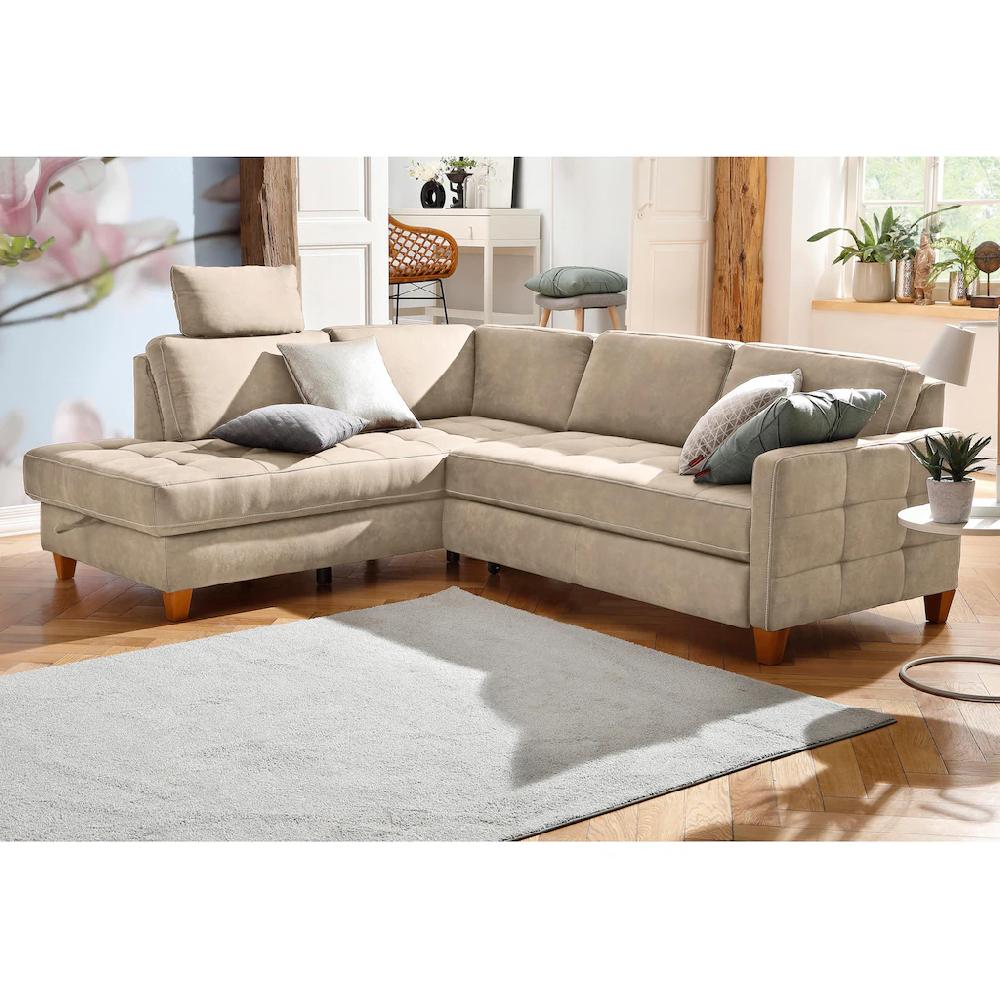 Home affaire Ecksofa »Earl« mit Bettkasten online kaufen Exklusivangebot