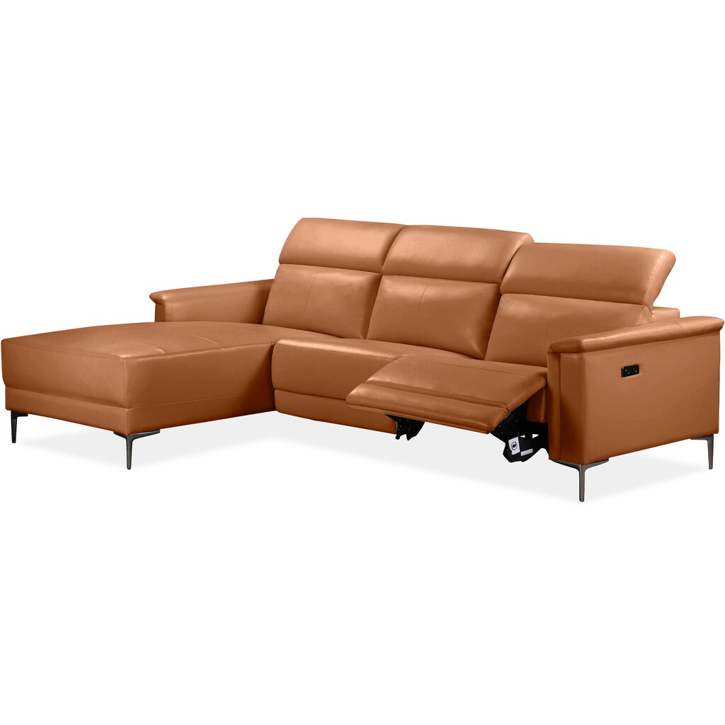 Places of Style Ecksofa Lund mit man. o. elektr. Relaxfunktion und USB/ Kopfteilverstellung kaufen Saisonschlussverkauf