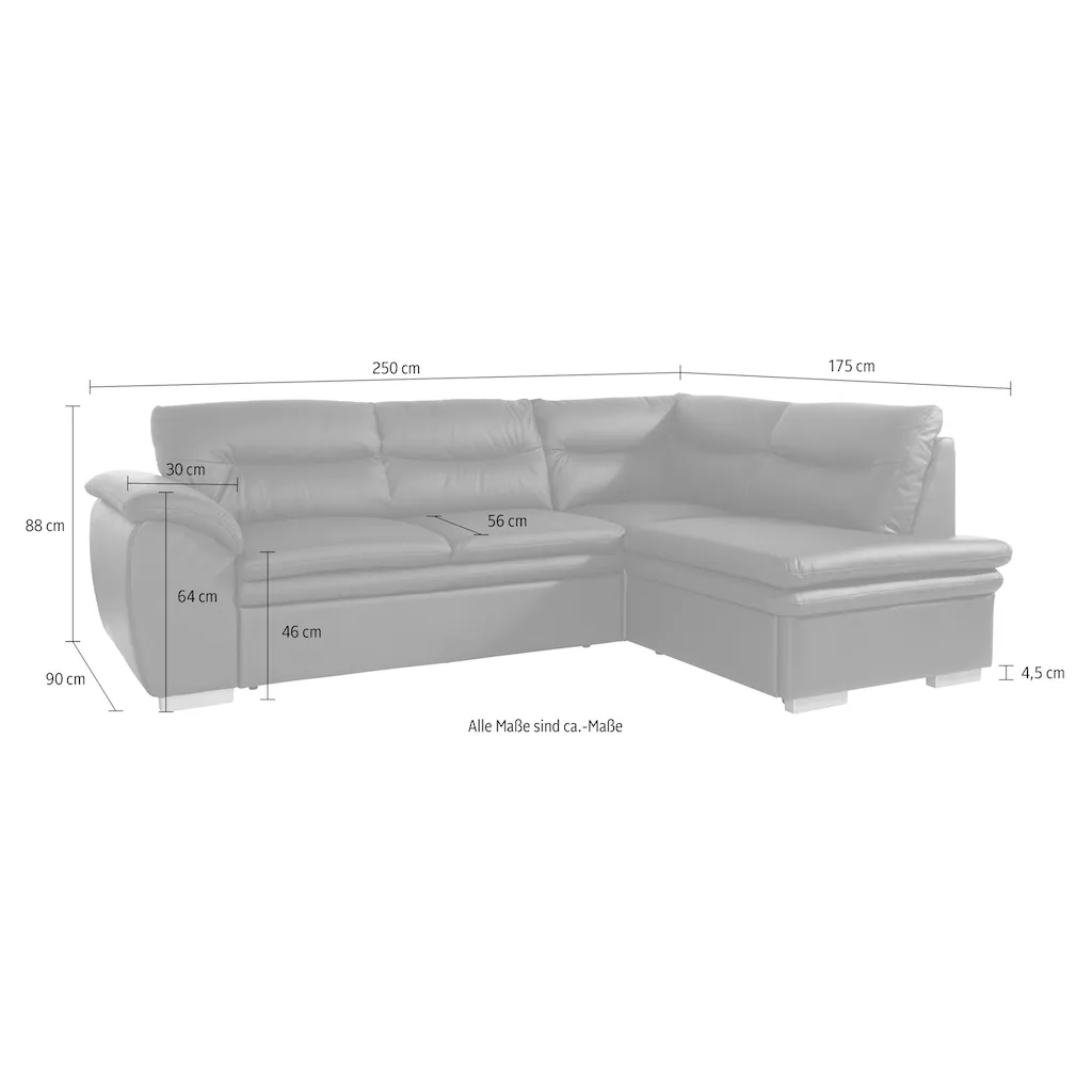 COTTA Ecksofa mit Bettfunktion und Bettkasten online kaufen Weihnachtsangebot