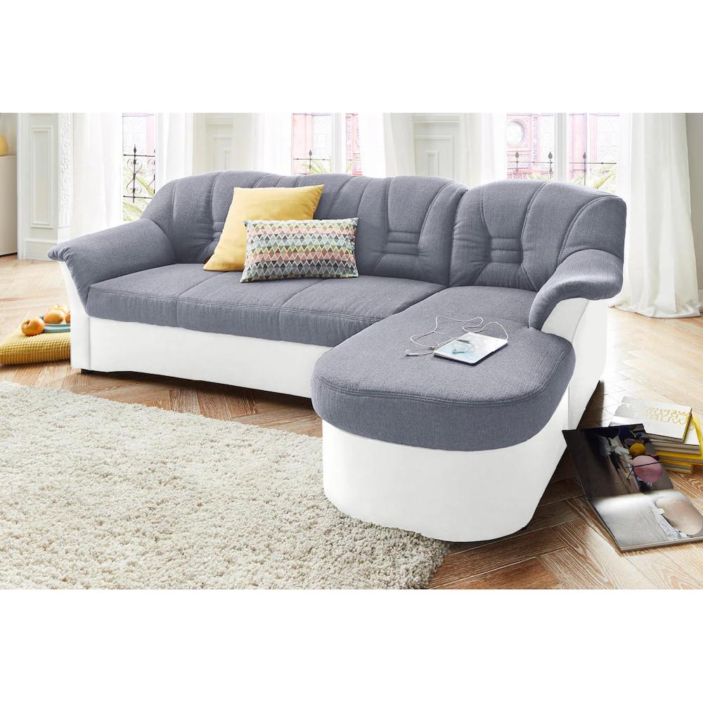 DOMO collection Ecksofa »Elva L-Form« wahlweise mit Bettfunktion und Federkern kaufen Lagerräumung