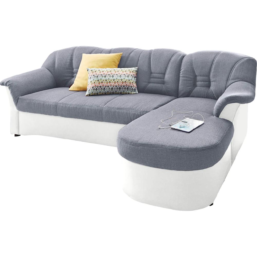 DOMO collection Ecksofa »Elva L-Form« wahlweise mit Bettfunktion und Federkern kaufen Lagerräumung