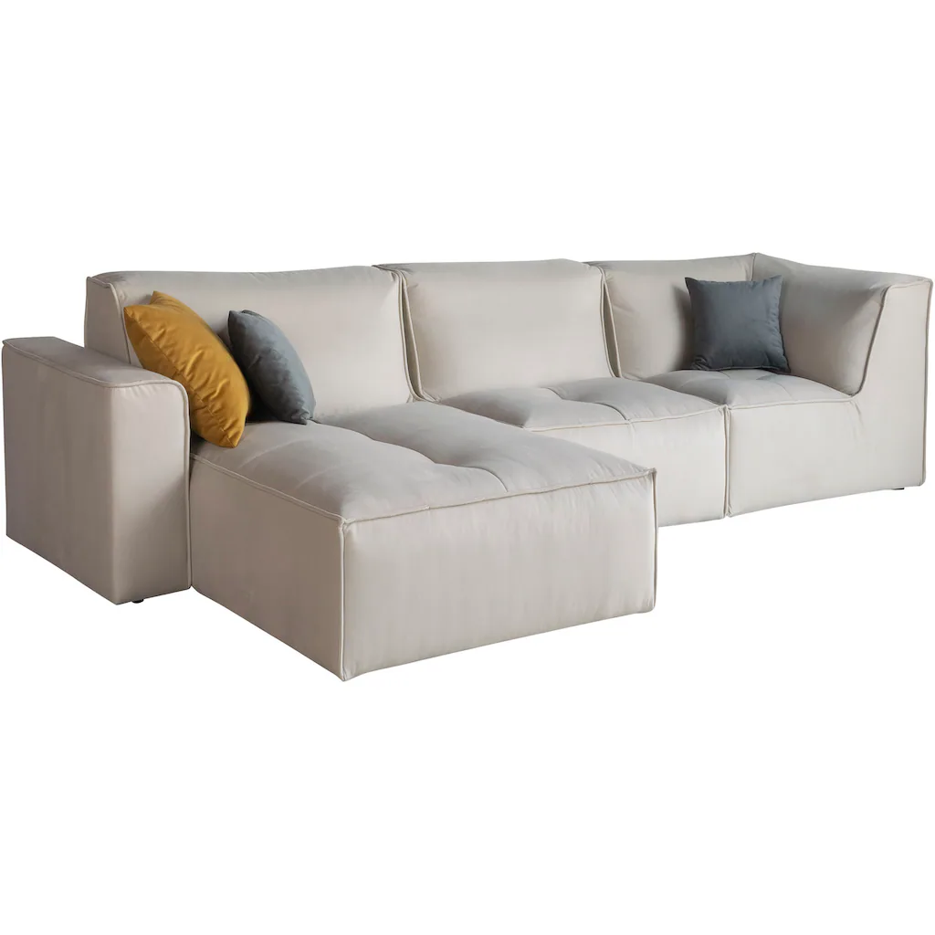 RAUM.ID Ecksofa »Monolid L-Form« (4 St.) Module einzeln für individuelle Zusammenstellung Bezug in Teddy-Optik kaufen Zeitlich begrenztes Angebot