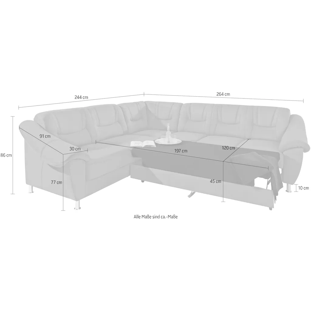 sit&more Ecksofa mit Bettfunktion online kaufen Sonderangebote