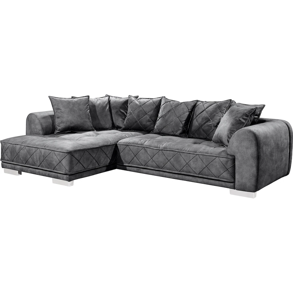 ED EXCITING DESIGN Ecksofa Sentina mit Rückenkissen kaufen Kostenlose Rückgabe